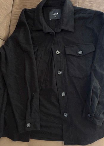 Düğmeli Siyah  Kabanı - Görsel 2