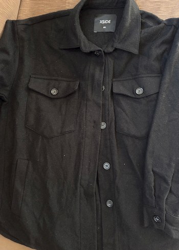 Düğmeli Siyah  Kabanı - Görsel 3