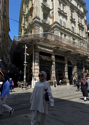 Diğer Bej Rengi Tesettür İkili Takım