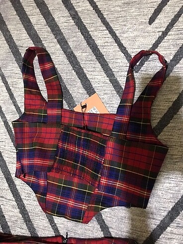 Zara korse alt üst ekose takım