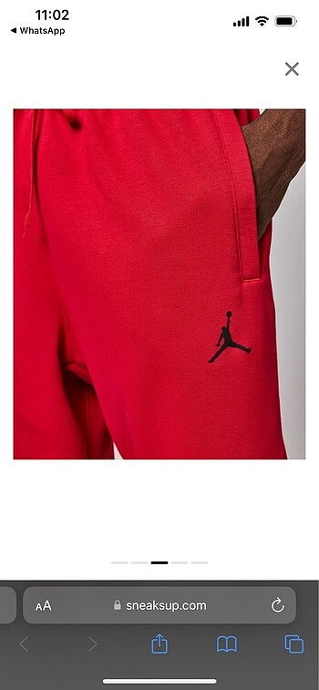 xl Beden kırmızı Renk nike jordan eşofman