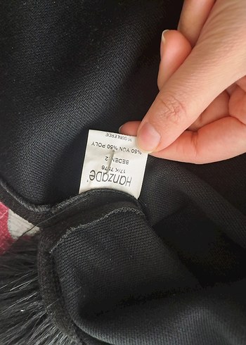 Kürklü Uzun Panço - Görsel 4