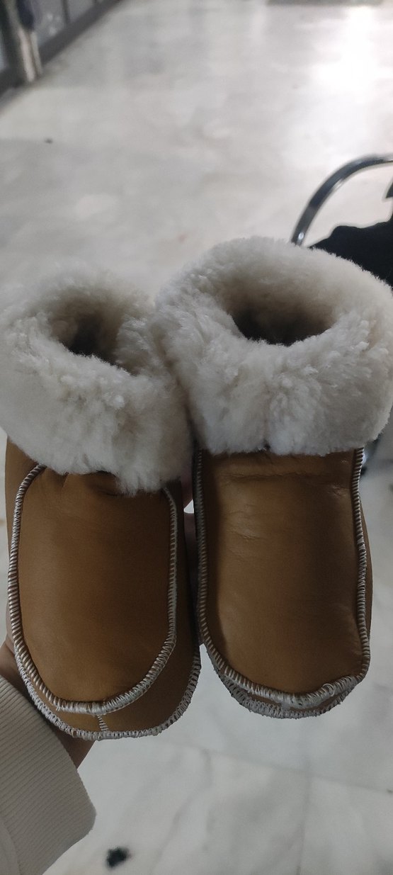 Hakiki Kuzu Deri Bebek Patik İMALAT FİYATINA - Görsel 3