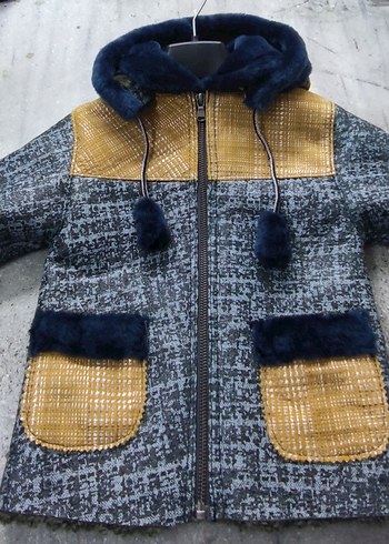 %100 Hakiki Kuzu Deri İçi Kürklü Çocuk Montu İMALAT FİYATINA - Görsel 2