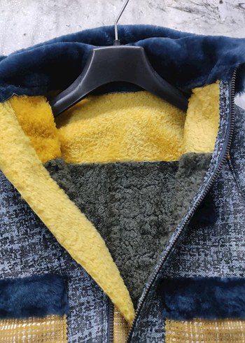 %100 Hakiki Kuzu Deri İçi Kürklü Çocuk Montu İMALAT FİYATINA - Görsel 4