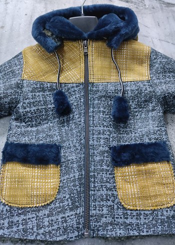 %100 Hakiki Kuzu Deri İçi Kürklü Çocuk Montu İMALAT FİYATINA - Görsel 5