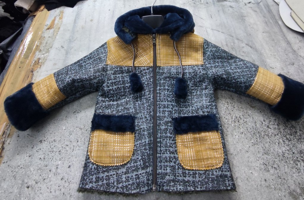 %100 Hakiki Kuzu Deri İçi Kürklü Çocuk Montu İMALAT FİYATINA - Görsel 2