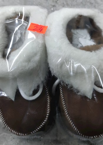 Hakiki Kuzu Deri Çocuk Patiği Unisex Üründür - Görsel 3