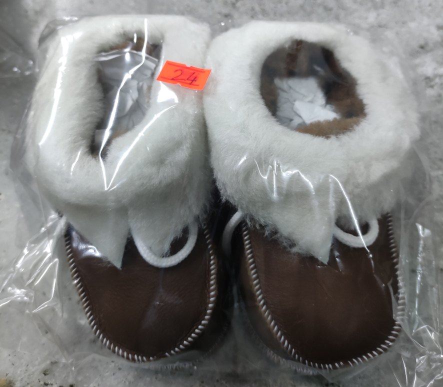 Hakiki Kuzu Deri Çocuk Patiği Unisex Üründür - Görsel 3