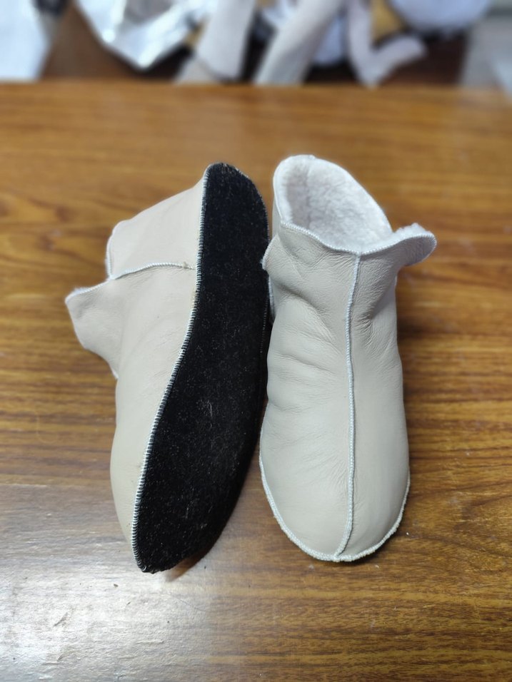 Hakiki Kuzu Deri Patik-Unisex üründür - Görsel 5