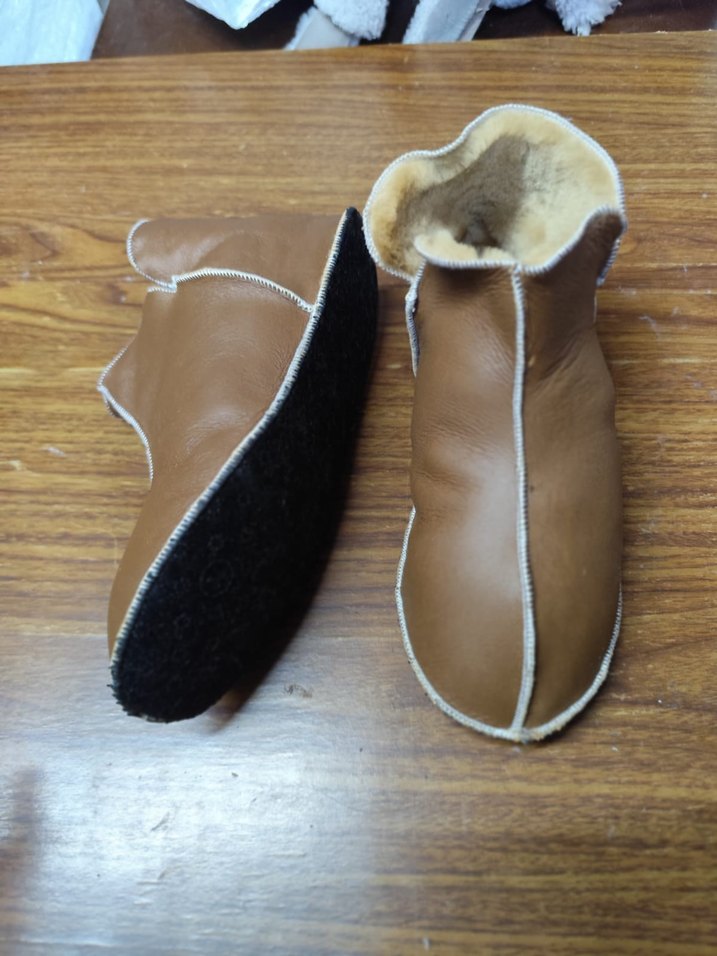 Hakiki Kuzu Deri Patik-Unisex üründür - Görsel 2