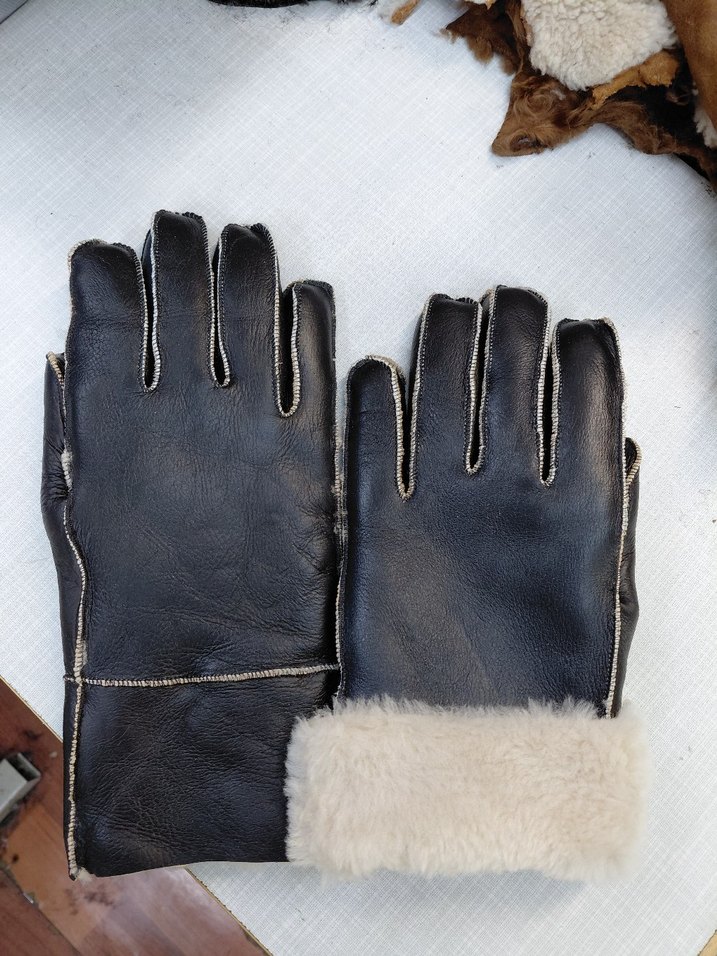 Hakiki Kuzu Deri Eldiven-Unisex - Görsel 4