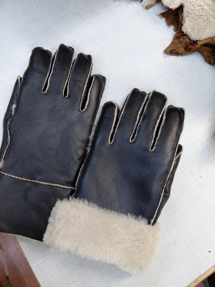 Hakiki Kuzu Deri Eldiven-Unisex - Görsel 3