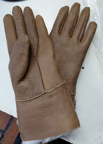 Hakiki Kuzu Deri Eldiven - Görsel 3