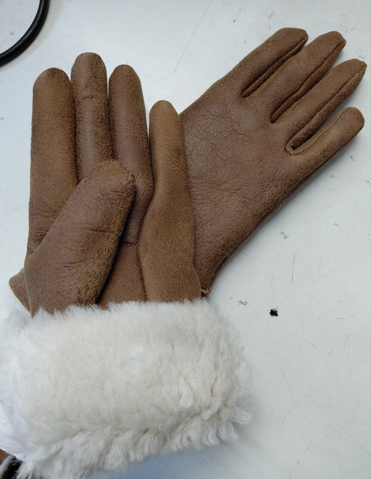 Hakiki Kuzu Deri Eldiven - Görsel 2