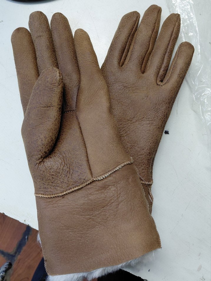 Hakiki Kuzu Deri Eldiven - Görsel 3