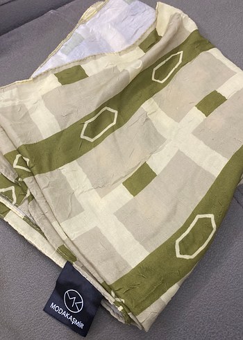 Khaki Desenli MODA Kaşmir şal