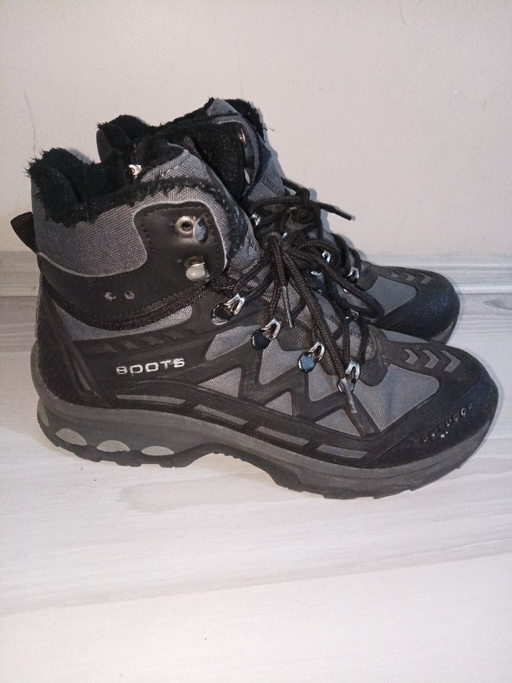 Gri Bağcıklı Erkek Outdoor Bot - Görsel 3