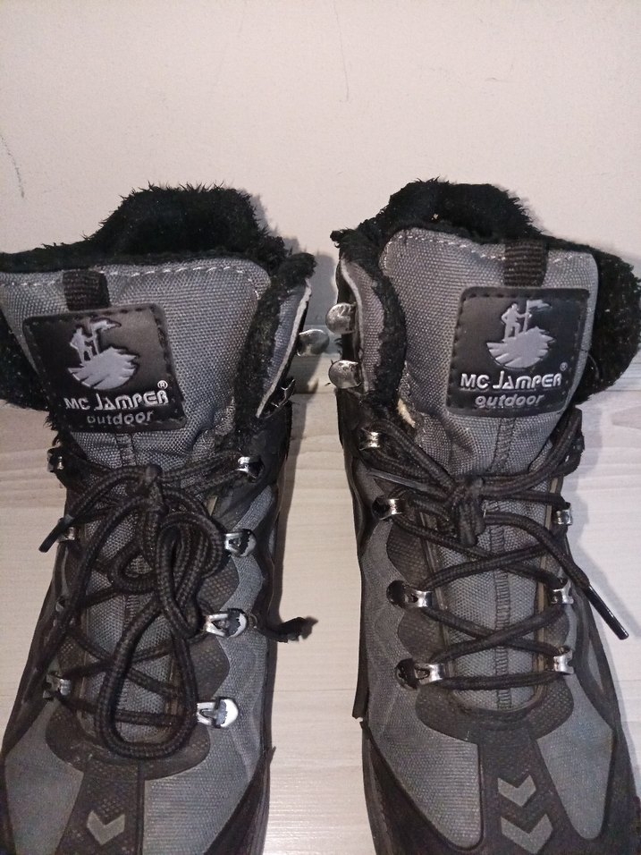 Gri Bağcıklı Erkek Outdoor Bot - Görsel 2