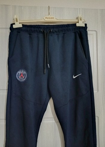 Siyah Bel Bantlı Erkek Eşofman Altı - Görsel 2