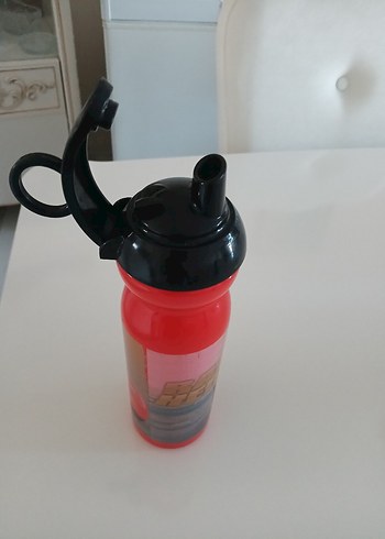 Kırmızı Çocuk Su Matarası - Görsel 2