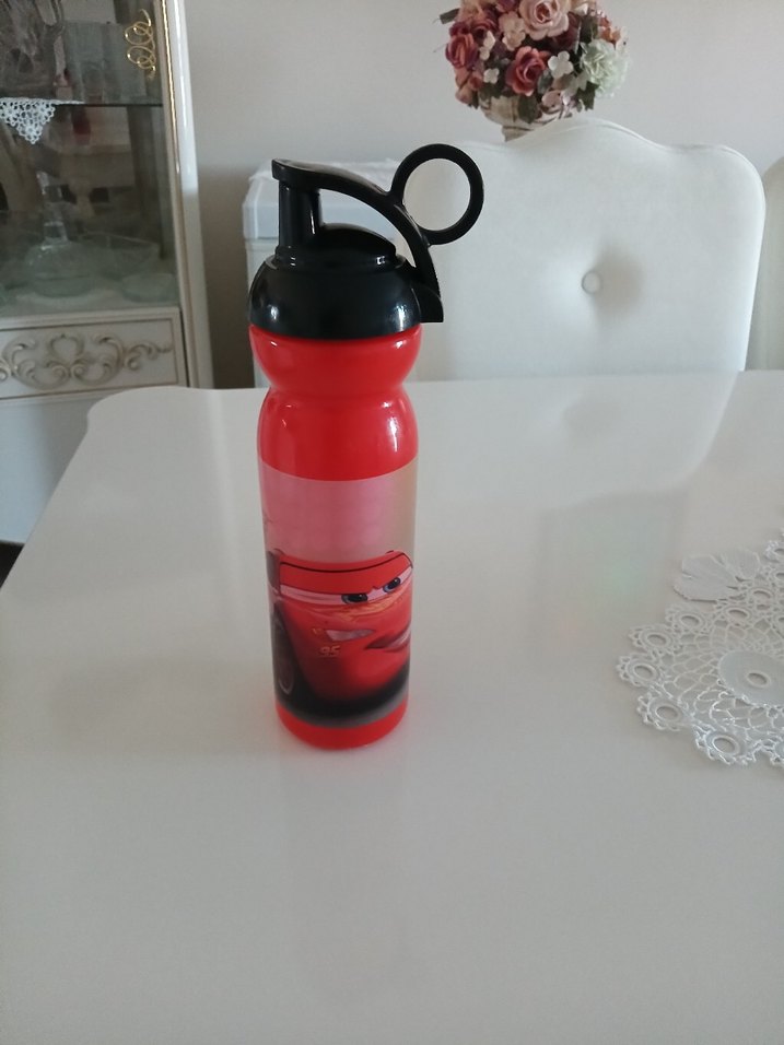 Kırmızı Çocuk Su Matarası - Görsel 4