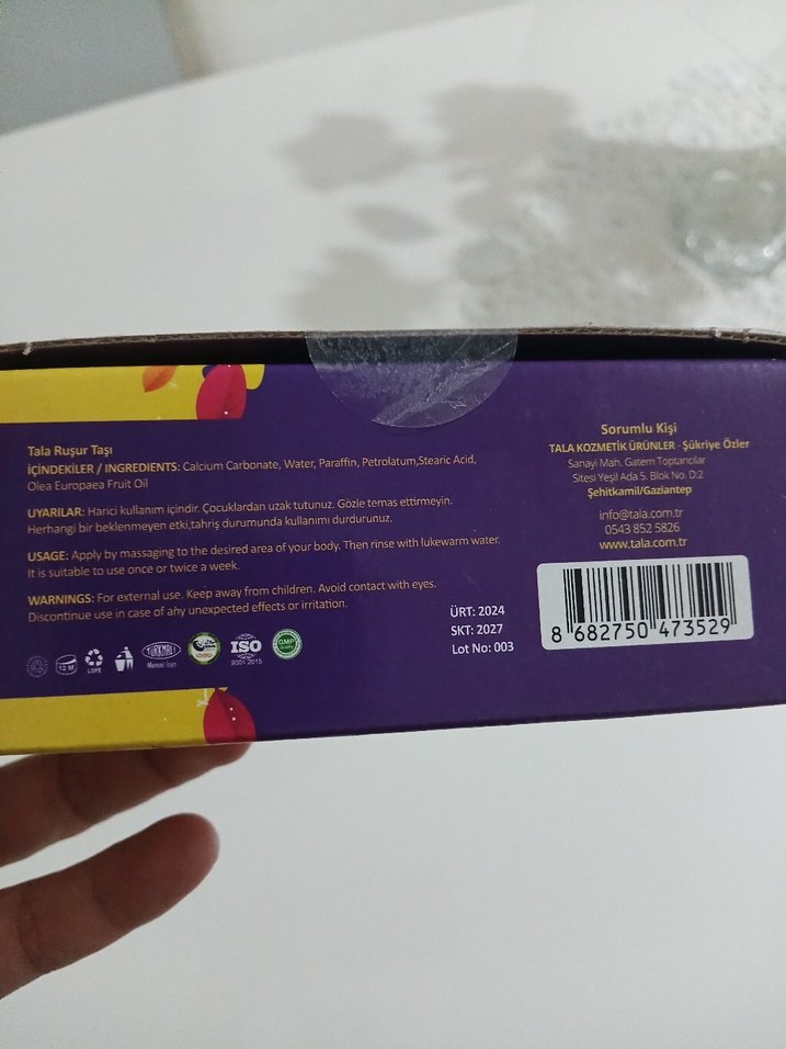 Tala Rusur Taşı Yüz ve Vücut Peelingi 30g - Görsel 2