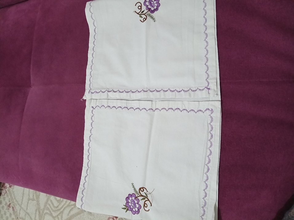 Nakışlı Beyaz Bebek kundaklama - Görsel 4