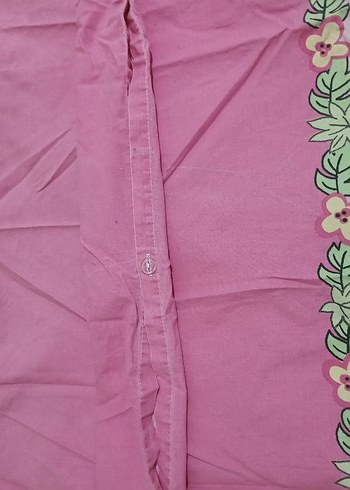 Pembe Baskılı bebek Nevresim ve Çarşaf Takımı - Görsel 2