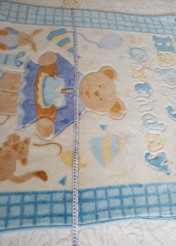 Mavi Baskılı Çocuk Battaniyesi - Görsel 4