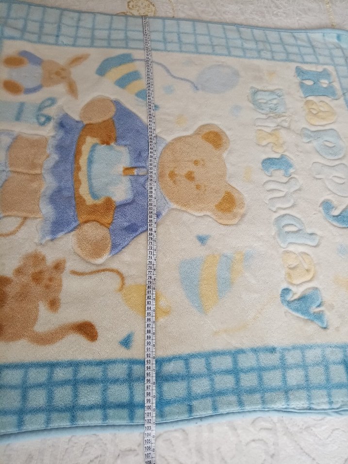 Mavi Baskılı Çocuk Battaniyesi - Görsel 4