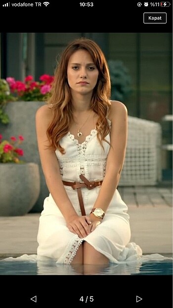 Beyaz elbise