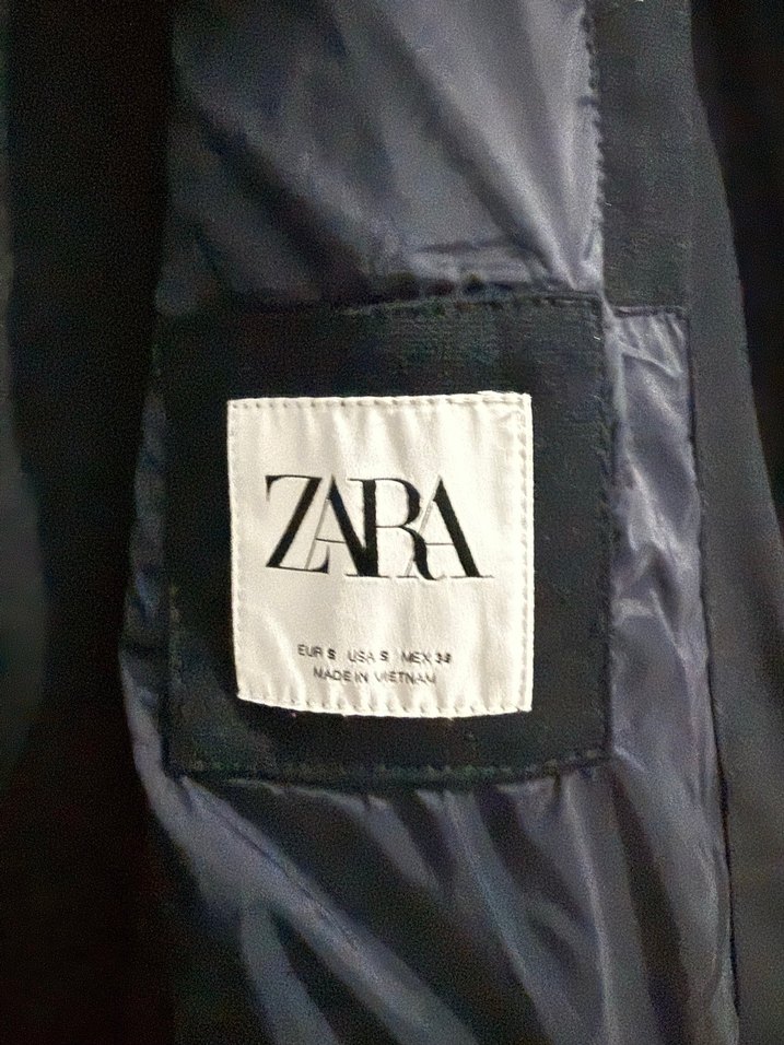 Erkek Siyah Fermuarlı Yüksek Yaka Ceket - Görsel 2