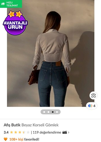 Zara Beyaz Korseli Gömlek