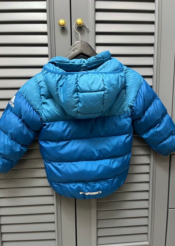 Adidas Erkek Çocuk Mavi Fermuarlı Mont