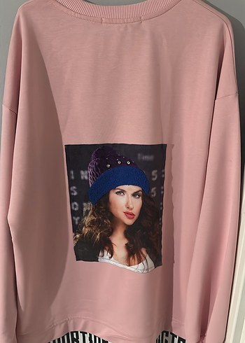 Diğer Pembe Kadın Uzun Kollu Sweatshirt
