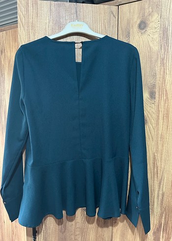 Lacivert Pilili Kadın Bluz - Görsel 2