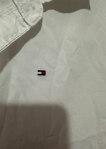Tommy Hilfiger Beyaz Uzun Kollu Gömlek - Görsel 3