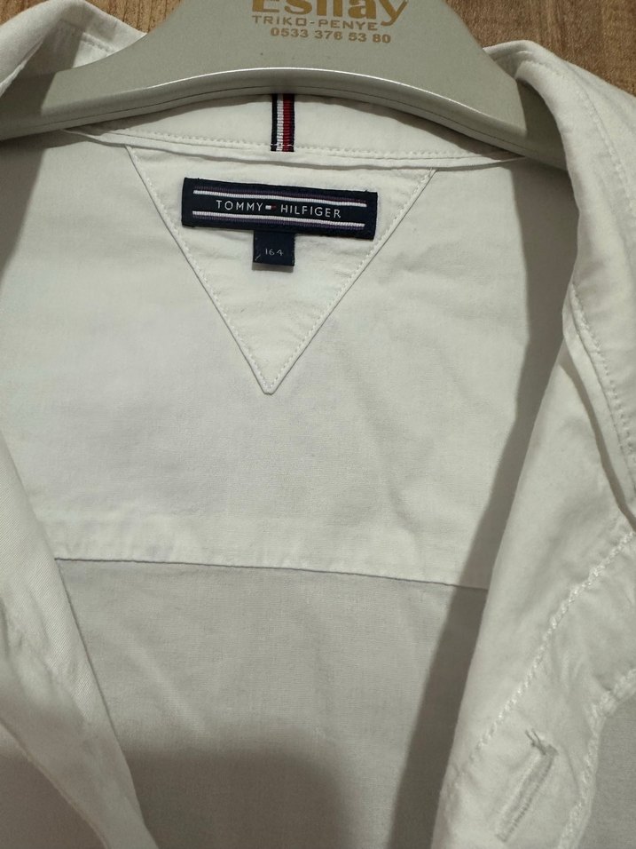 Tommy Hilfiger Beyaz Uzun Kollu Gömlek - Görsel 2