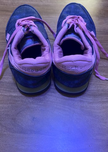 38 Beden mor Renk Mor ve Pembe Bağcıklı Spor Kadın Sneakers