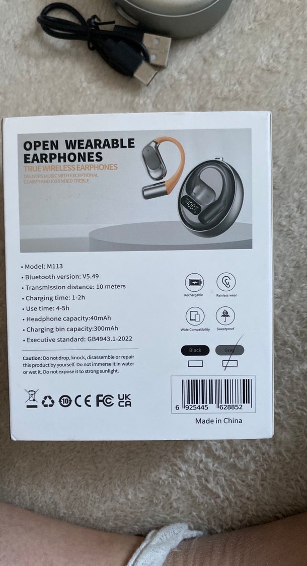 M113 Gri Kulaklıklar - Görsel 5