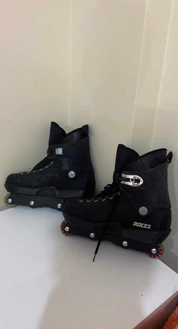 Siyah Kaykay Pateni, Tokalı, Grunge Punk Tarzı - Görsel 2