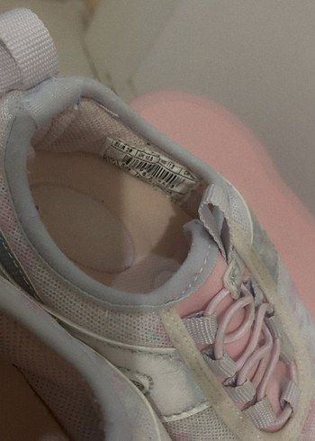 Pembe Bağcıklı Platform Spor Ayakkabı - Görsel 4