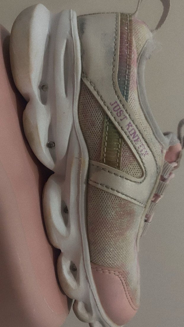 Pembe Bağcıklı Platform Spor Ayakkabı - Görsel 2