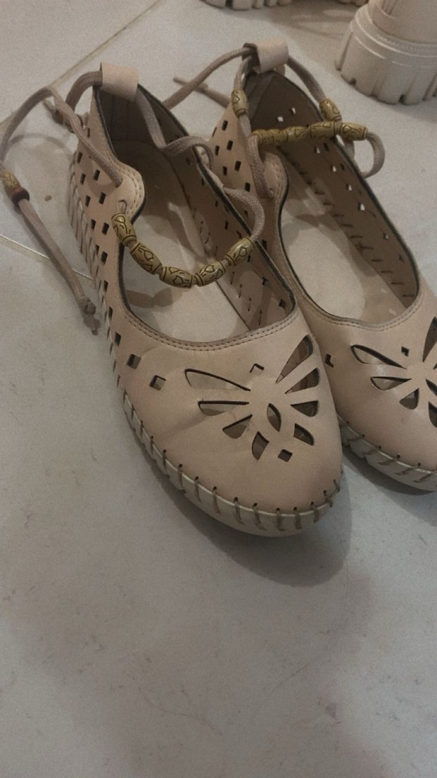 Bej Minimalist Bohem  Babet - Görsel 2