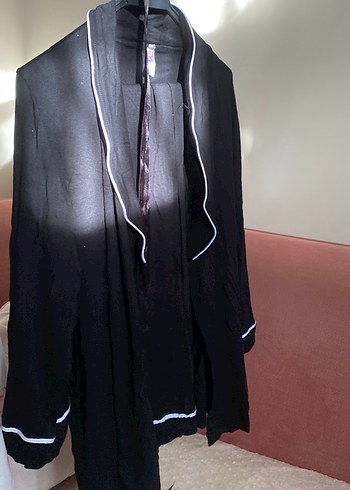 Siyah Emzirme ve Hamile Pijama Takımı - Görsel 4