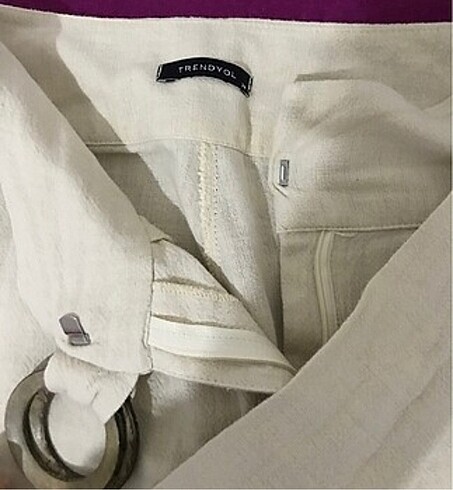xs Beden Trendyol milla keten pantolon