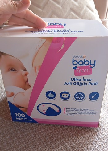 Ebebek Baby Mom Ultra İnce Tek Kullanımlık Göğüs Pedi 100'lü - Görsel 5