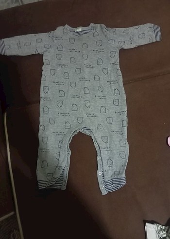 Erkek Bebek Lacivert Fermuarlı Kayak Tulumu - Görsel 3