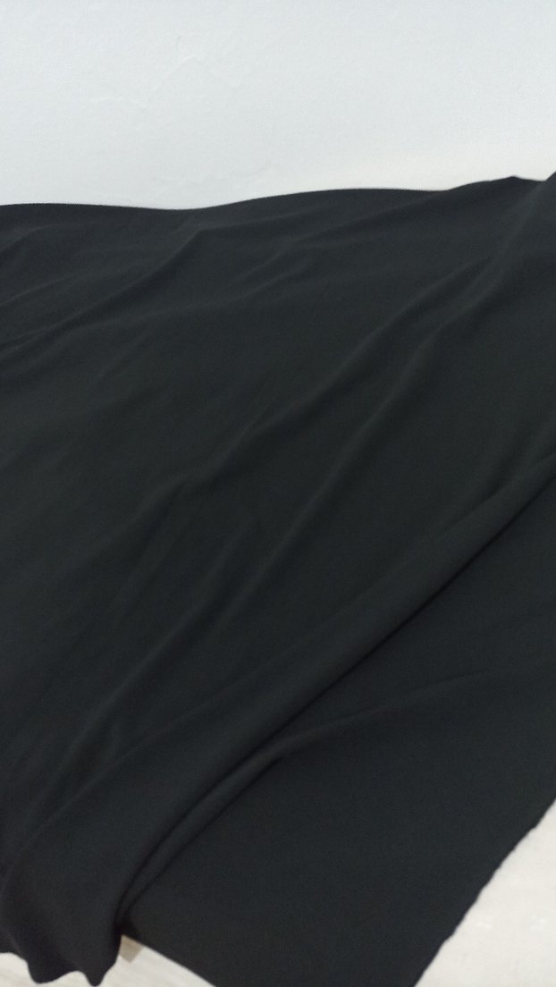 Düz Siyah parça kumaş - Görsel 2